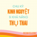 Giúp bạn hiểu hơn về chu kỳ kinh nguyệt và khả năng thụ thai.
