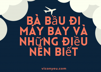 Bà bầu đi máy bay và những điều nên biết