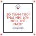 20 Tuần tuổi, con yêu lớn như thế nào?
