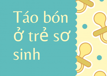 Táo bón ở trẻ sơ sinh